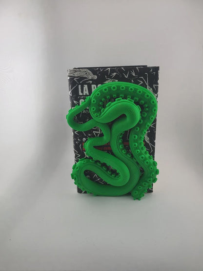 Kraken Tentacle Bookend | Octopus Arm Shelf Decor for Fantasy & Ocean Lovers | Unique 3D Printed Sea Monster Gift for Bookworms