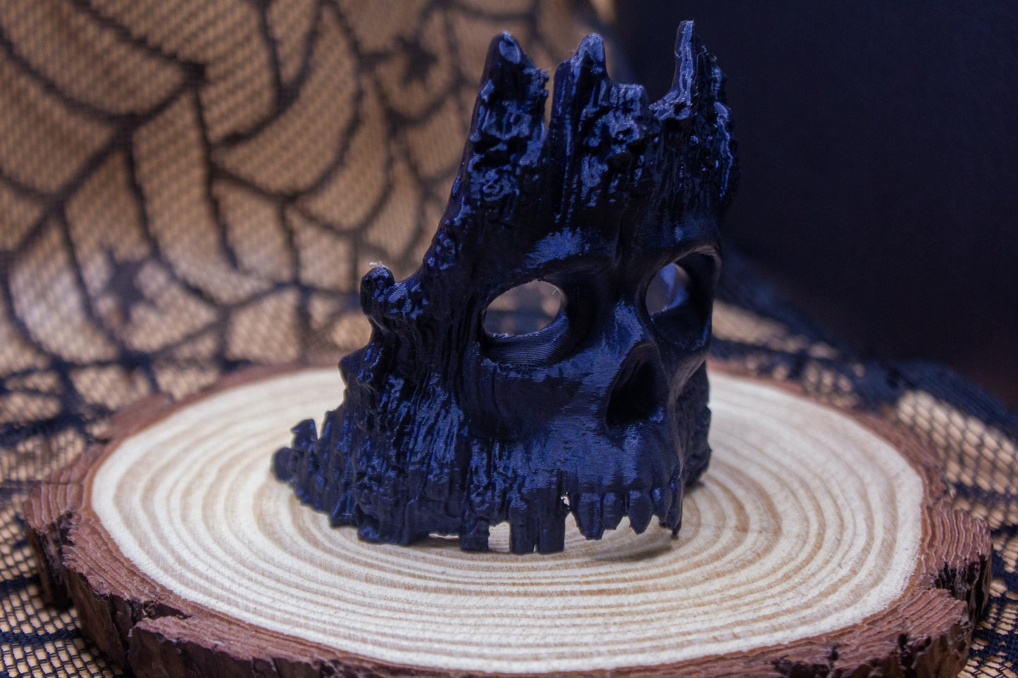 Deadwood Lantern Figure – Haunted Forest Gothic Home Decor, Spooky Tree Lantern for Witchy Altars & Dark Cottagecore Homes