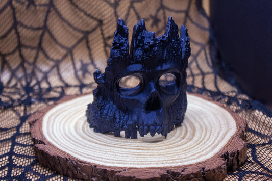 Deadwood Lantern Figure – Haunted Forest Gothic Home Decor, Spooky Tree Lantern for Witchy Altars & Dark Cottagecore Homes